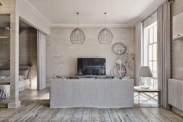 PARQUET CHENE VIEILLI BLANCHI, LUMIERE DOUCEUR CALME...