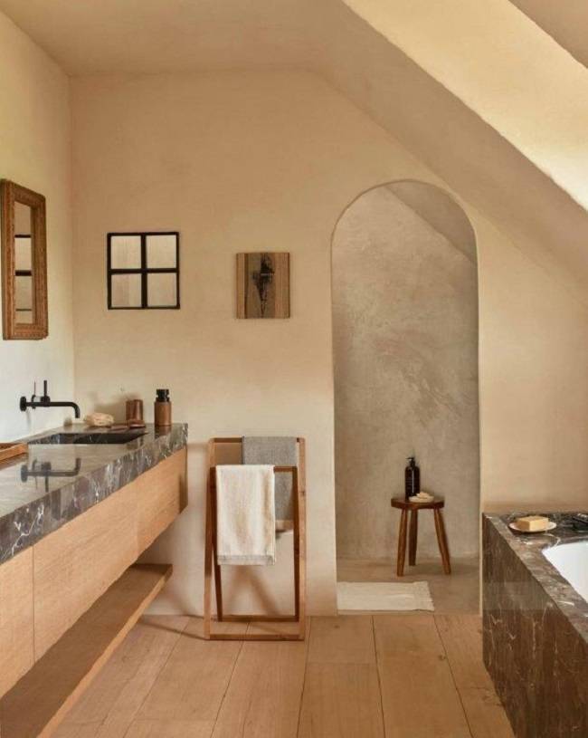 Aménagement bois pour salle de bains Provence et Côte d'Azur 