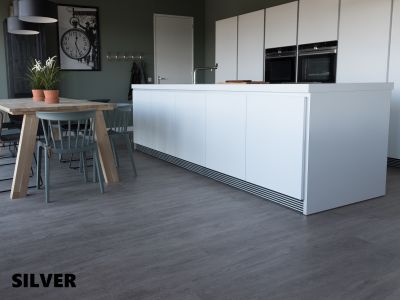 Parquet vinyle Victoria Silver salle à manger 100%Bois Anglet