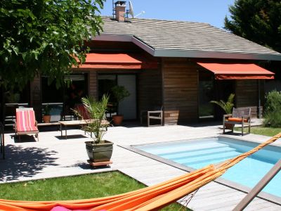 Terrasse en IPE bois exotique avec piscine 100%Bois BAB